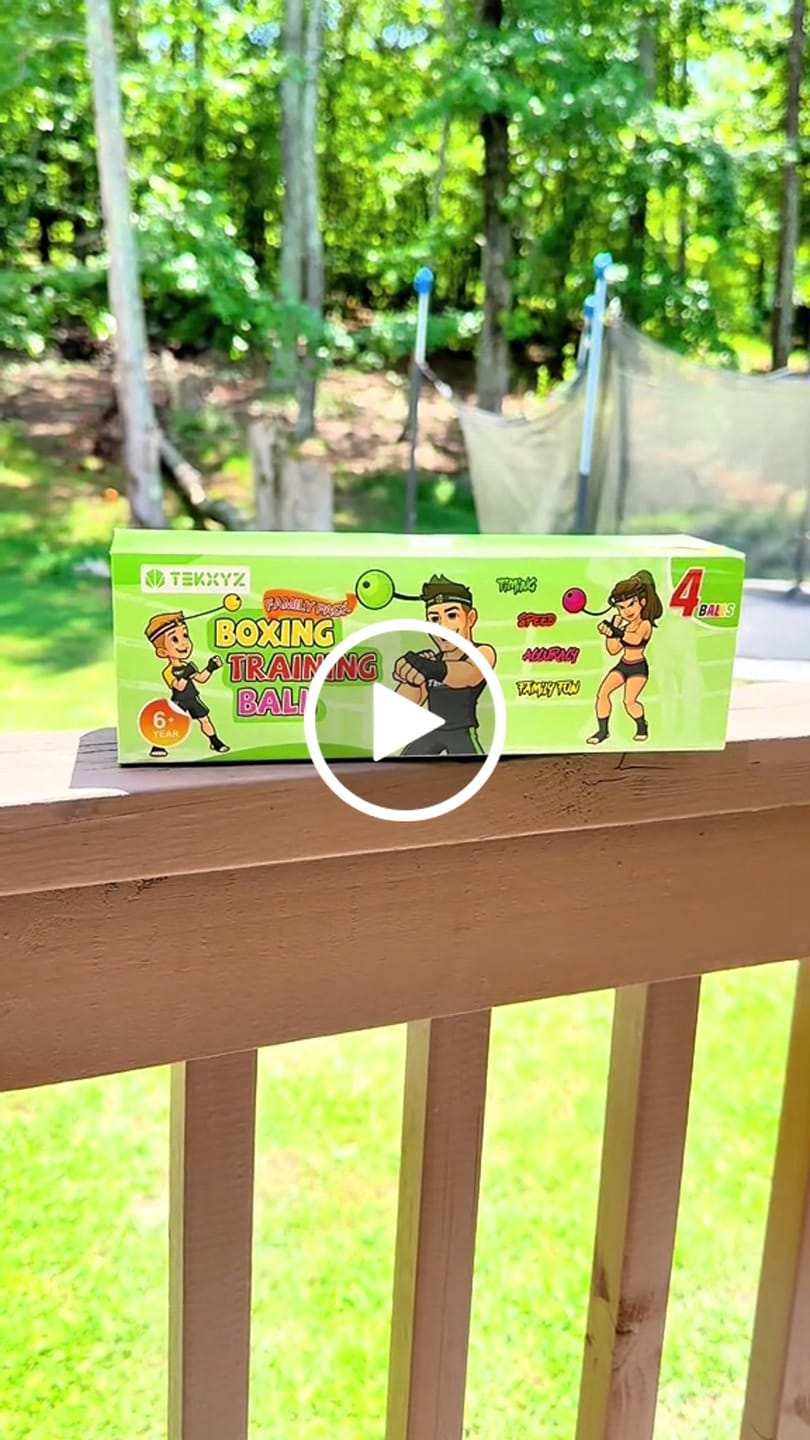 Customer video review of TEKXYZ Boxing Reflex Ball - 3 Difficulty Levels