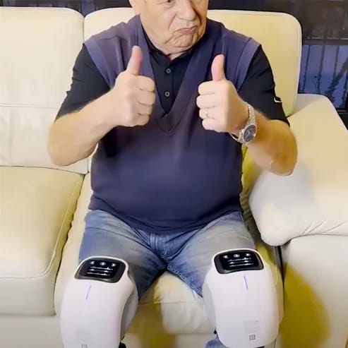 Customer photo review of RestoreKnee™ 2.0 - Knee Massager