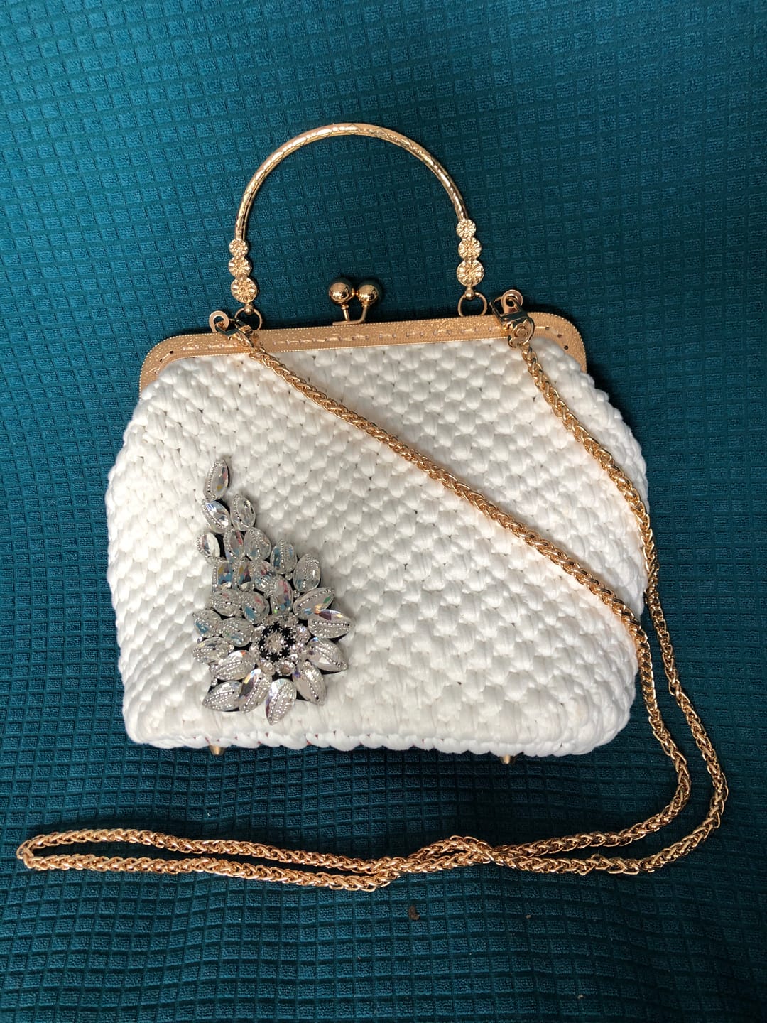 Customer photo review of CrochetPark™ Lotus Handbag DIY KIT