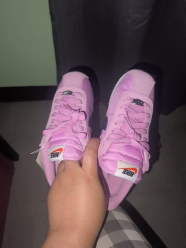 Customer photo review of Nike Women's Cortez Textile Casual Shoes
