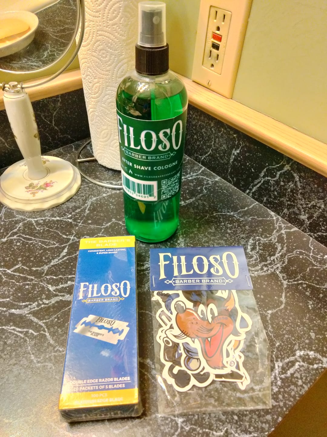 Customer photo review of Filoso Razor Blades