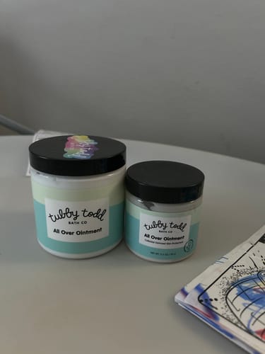 Customer photo review of All Over Ointment Eczema Treatment Fragrance-free | 3.5oz