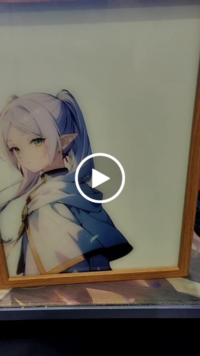 Customer video review of Anime Custom LED Light Painting
