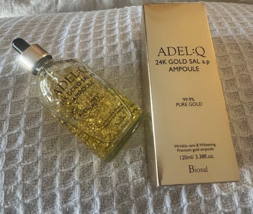 Customer photo review of SERUM ROYAL ANTI RIDES • 24K GOLD