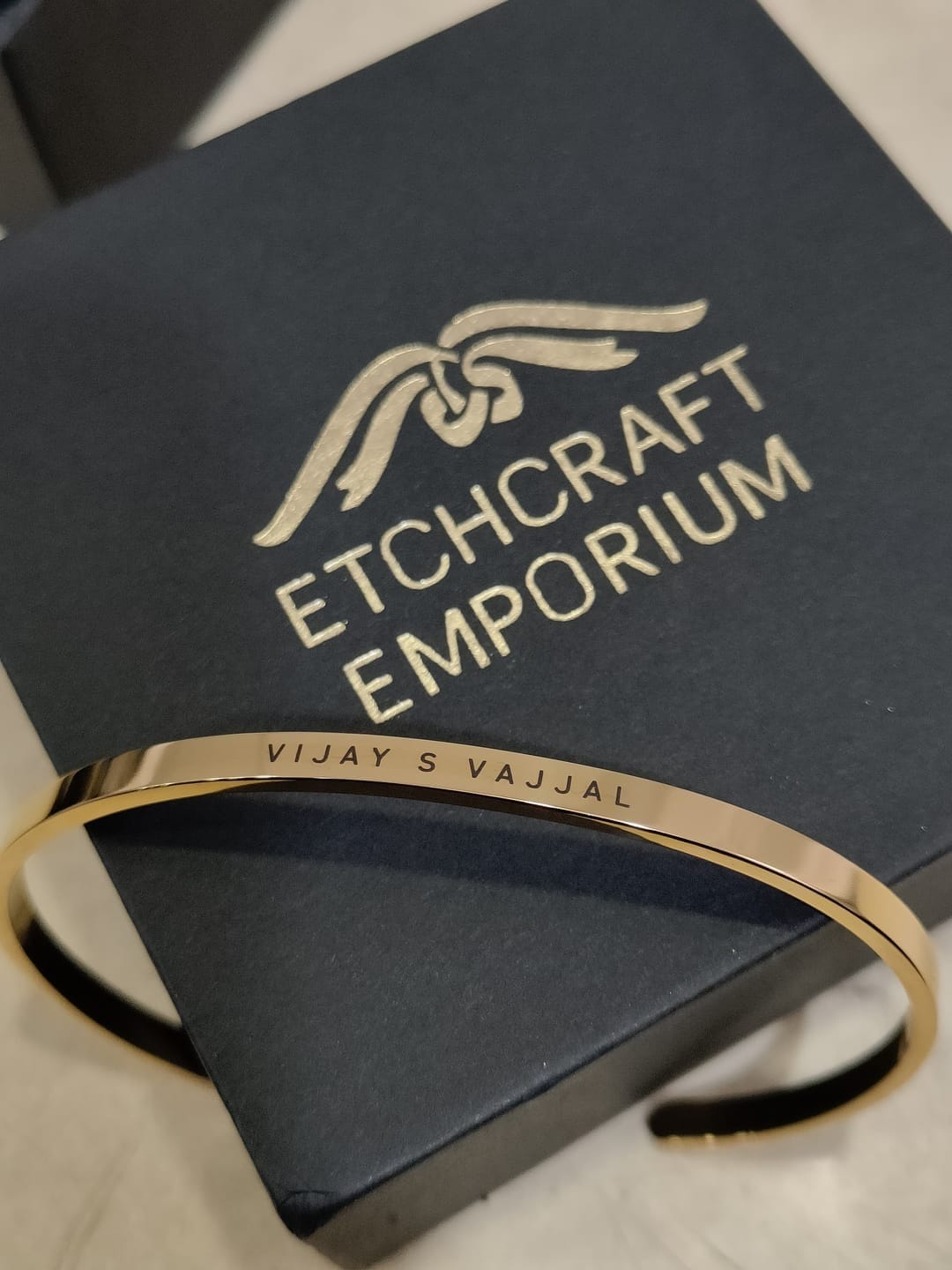 Customer photo review of Personalised Classic Bracelet