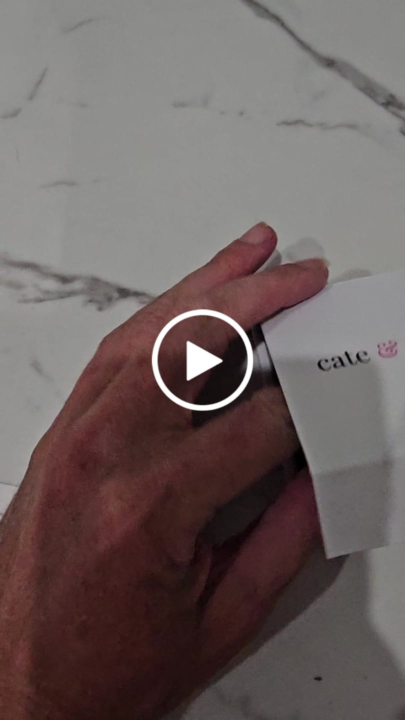 Customer video review of Bonnie 18k White Gold Double Link Chain Drop Earrings with Swarovski Crystals