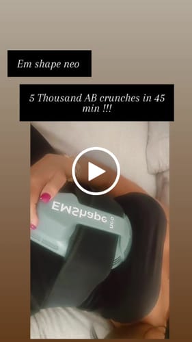 Customer video review of EMShape®  Neo Fit Body Sculpting Machine