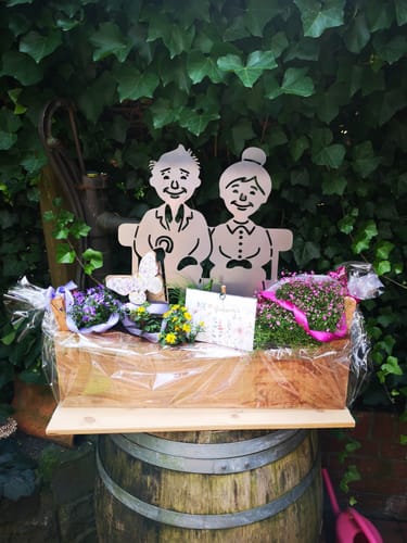 Customer photo review of Gartenstecker Oma & Opa