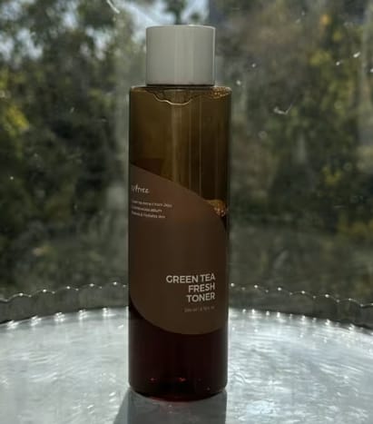 Customer photo review of Atsvaidzinošs zaļās tējas toneris bez spirta 80% IsNtree Green Tea Fresh Toner