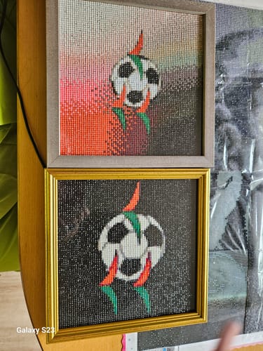 Customer photo review of Eigen Foto Diamond Painting
