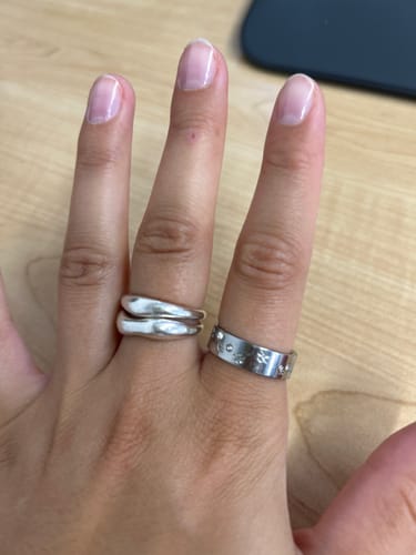 Customer photo review of Work of Art Ring - Silver
