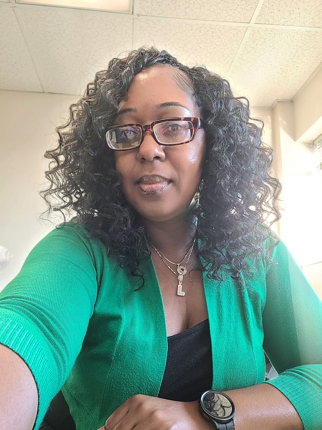 Customer photo review of Sensationnel Lulutress Crochet Braid DEEP WAVE 12"