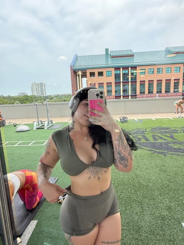 Customer photo review of Olive Twist Top