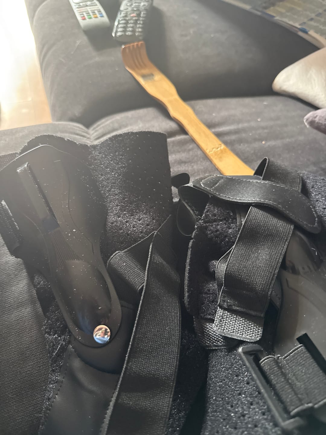 Customer photo review of Knöchelstützbandage – StabilityBrace