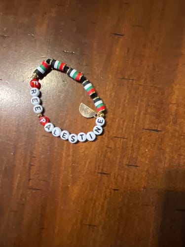 Customer photo review of Palestine Freedom Bracelet