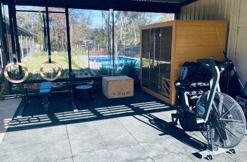 Customer photo review of 4-6 Person Traditional Sauna - 6kw Harvia Heater