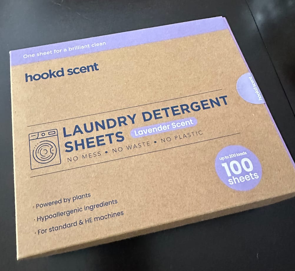 Customer photo review of Hook'd Laundry Detergent Sheet