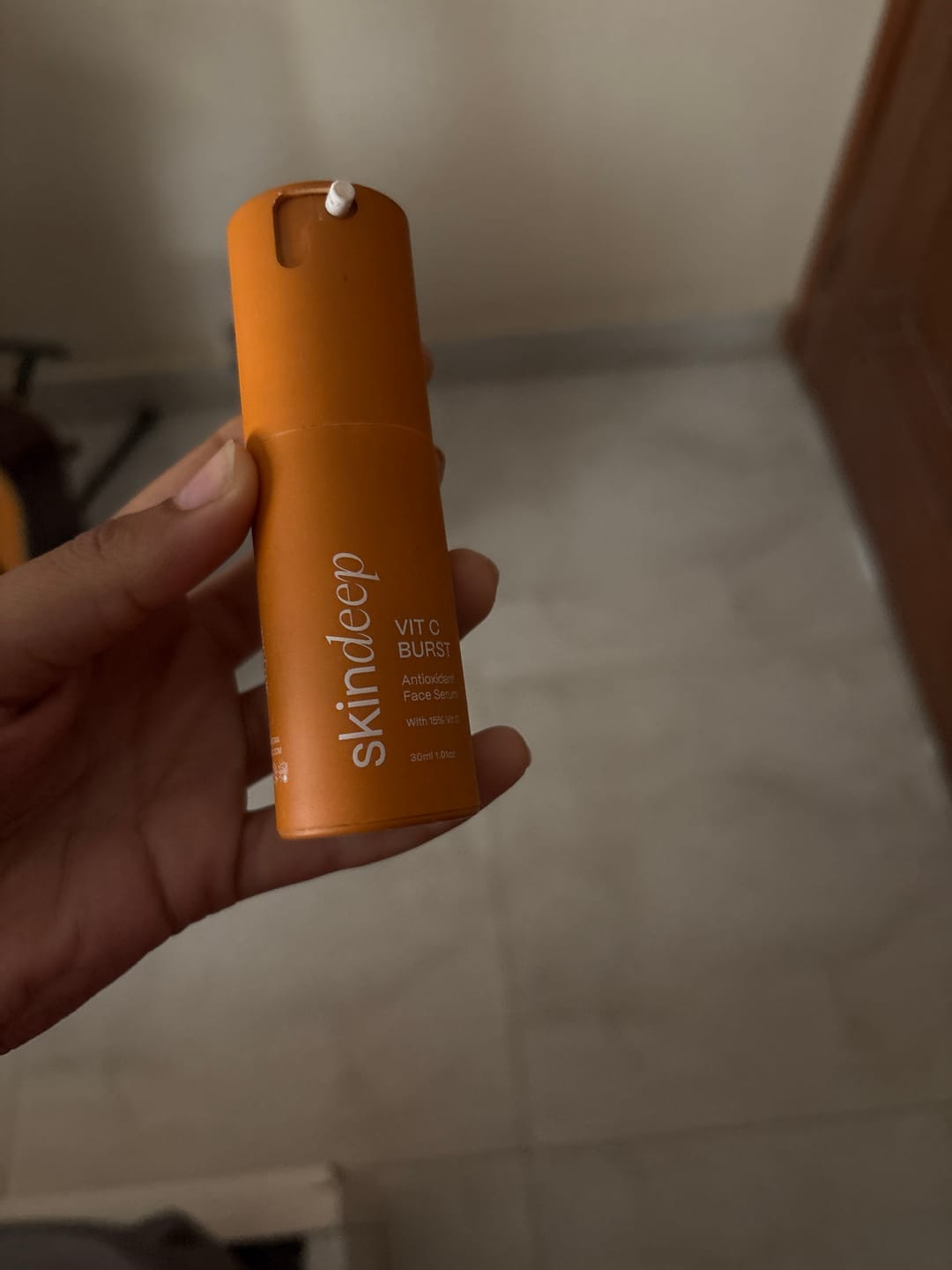 Customer photo review of Vit C BURST - Antioxidant Face Serum