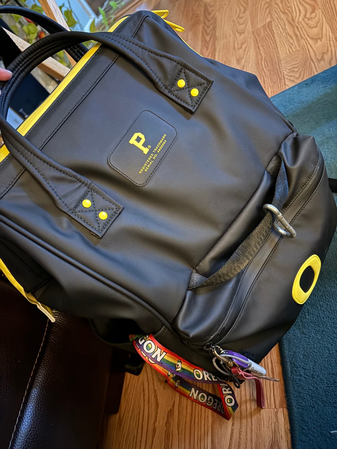 Customer photo review of Cascade Backpack - Standard - UO Ducks