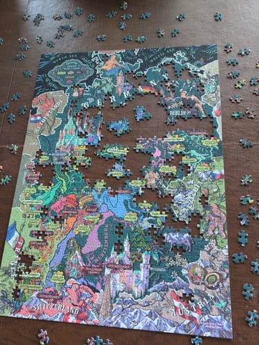 Customer photo review of Wine Puzzle - Germany