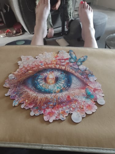 Customer photo review of Eden Eye Jigsaw Puzzle