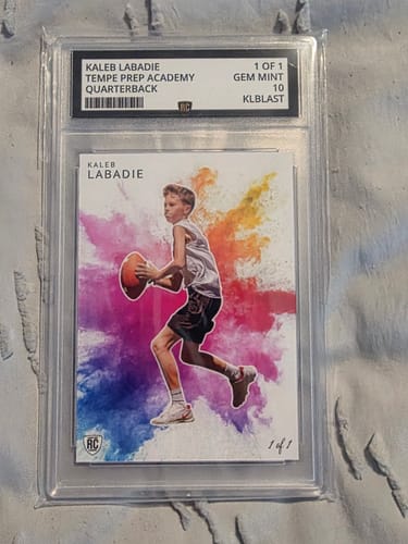 Customer photo review of Custom Graded Card