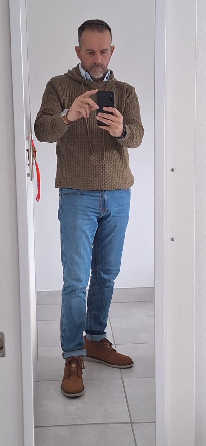 Customer photo review of Fusion Hoodie Knit Fatigue