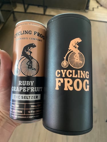 Customer photo review of Ruby Grapefruit THC Seltzer, 6pk