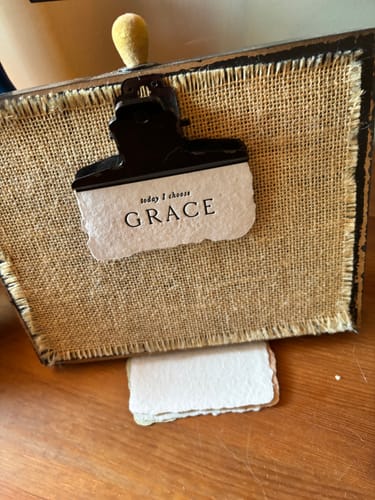 Customer photo review of today I choose grace intention card