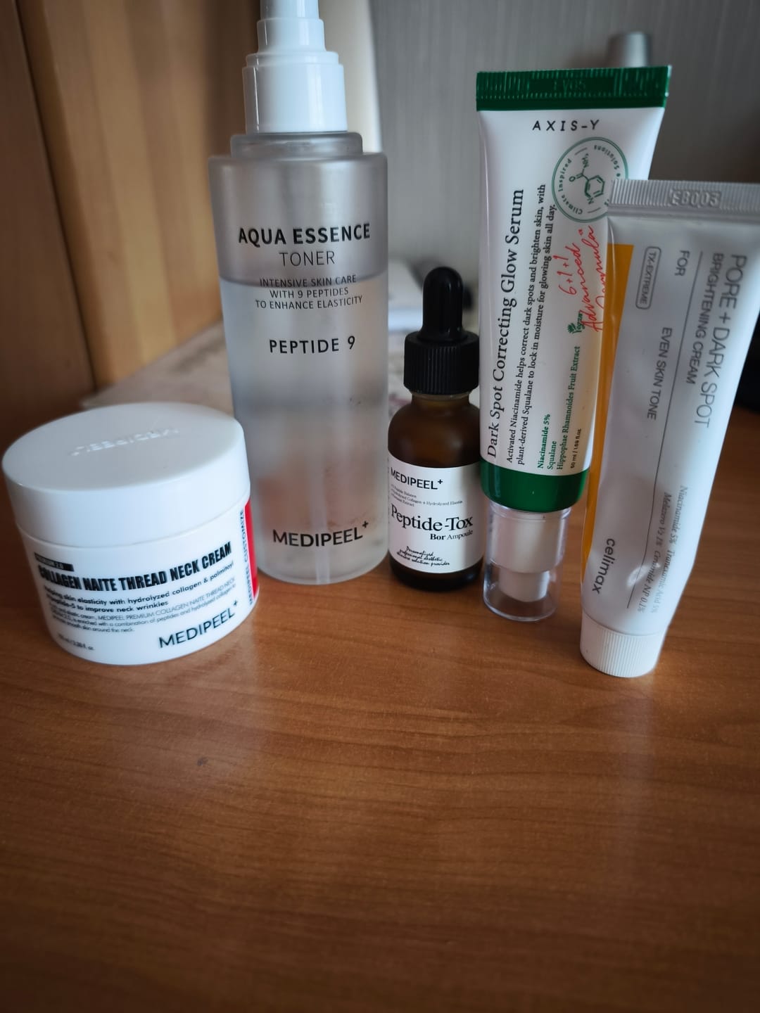 Customer photo review of Liftinga ampula ar peptīdu kompleksu Medi-Peel Peptide-Tox Bor Ampoule