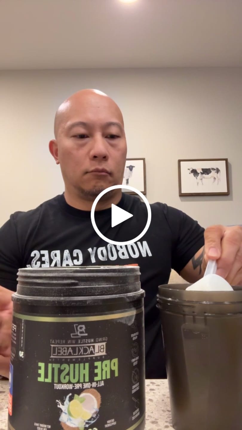 Customer video review of PRE HUSTLE V3