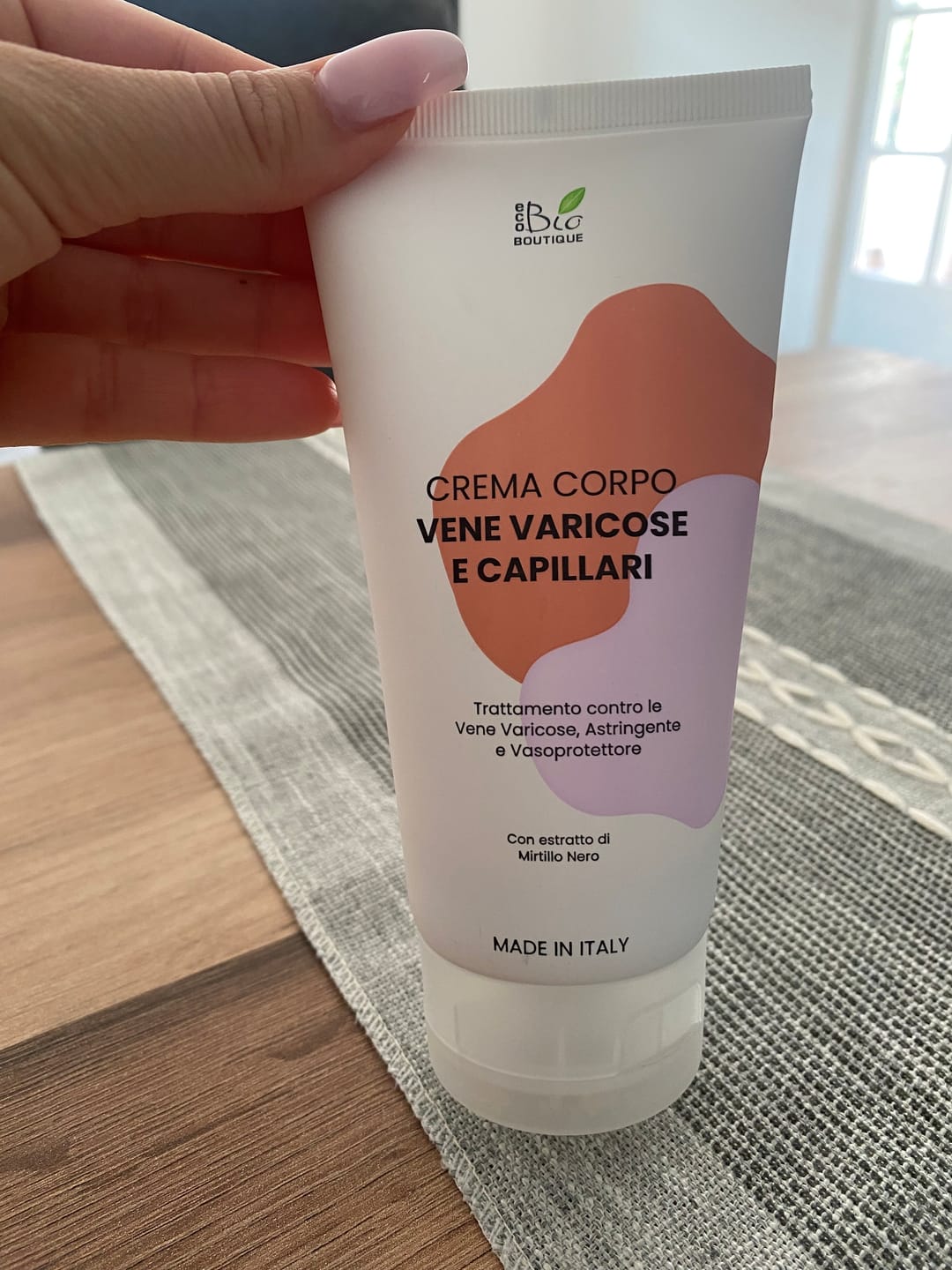 Customer photo review of Crema Vene Varicose e Capillari