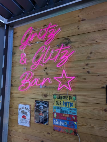 Customer photo review of Custom Neon: Gritz 
& Gli...