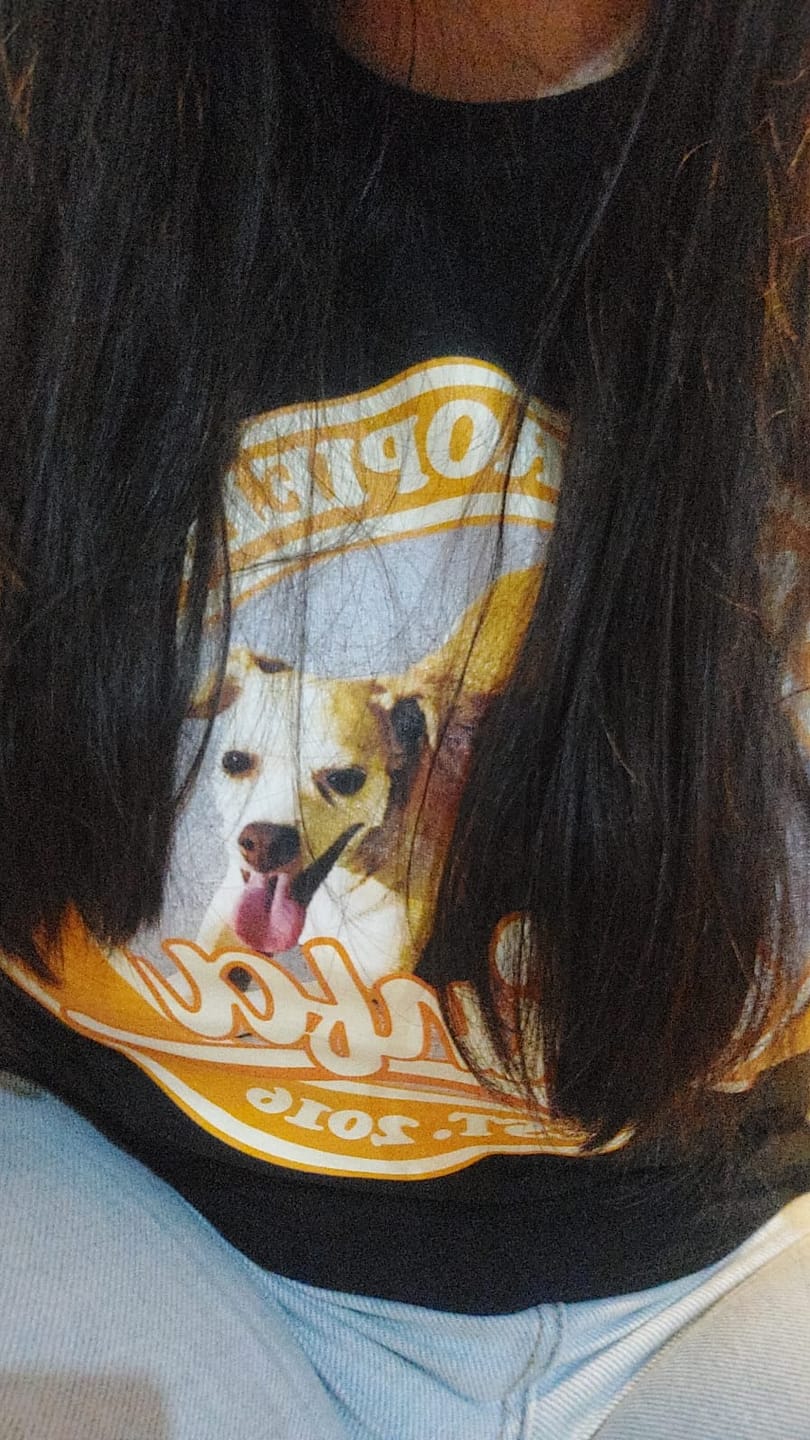 Customer photo review of Playera Personalizada Mascota