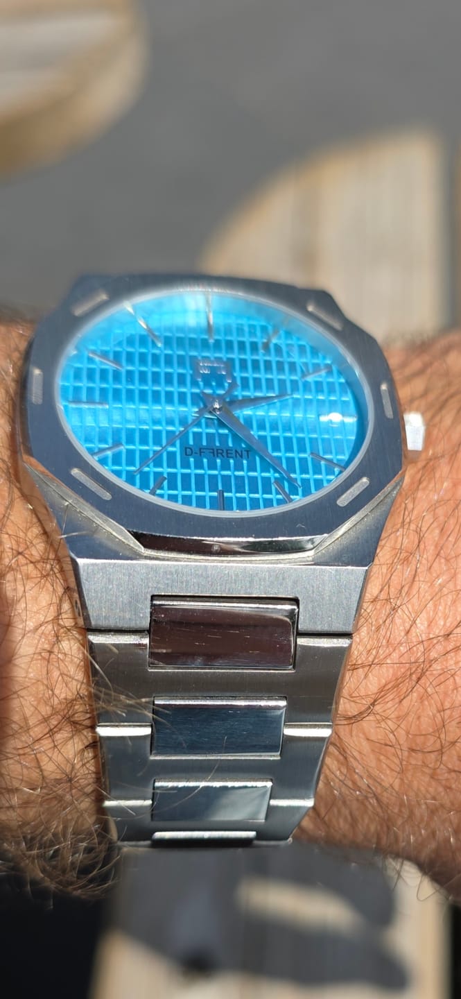 Customer photo review of DOUBLE F - MYKONOS BLUE