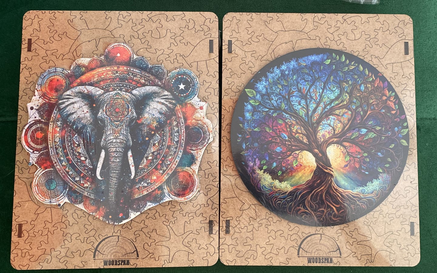 Customer photo review of Kozmik Harmoni: Fil ve Mandala - Ahşap Puzzle
