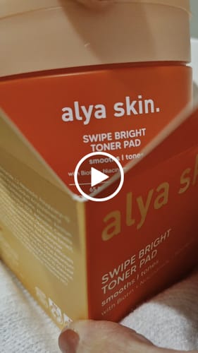 Customer video review of Swipe Bright Toner Pad