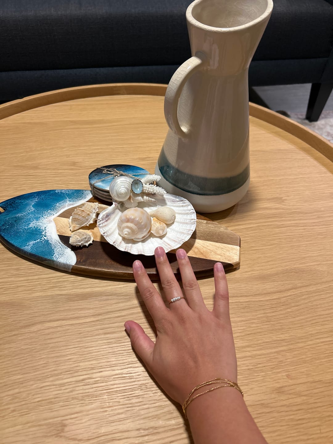 Customer photo review of Classic Freshwater Pearl Ring