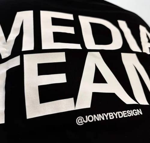 Customer photo review of Shaka Wear 7.5oz Max Weight Custom T Shirt