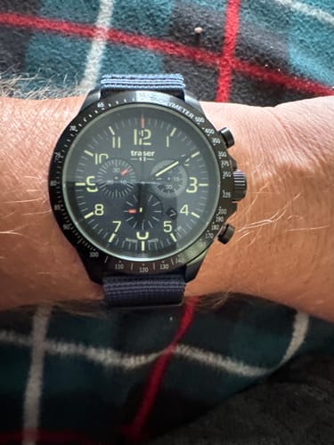 Customer photo review of P67 Officer Pro Chronograph Blue - 109461