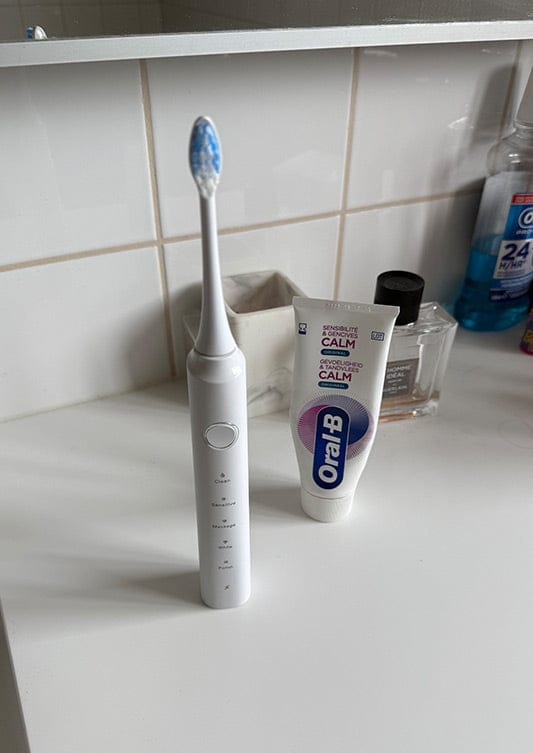Customer photo review of Sonische Elektrische Tandenborstel
