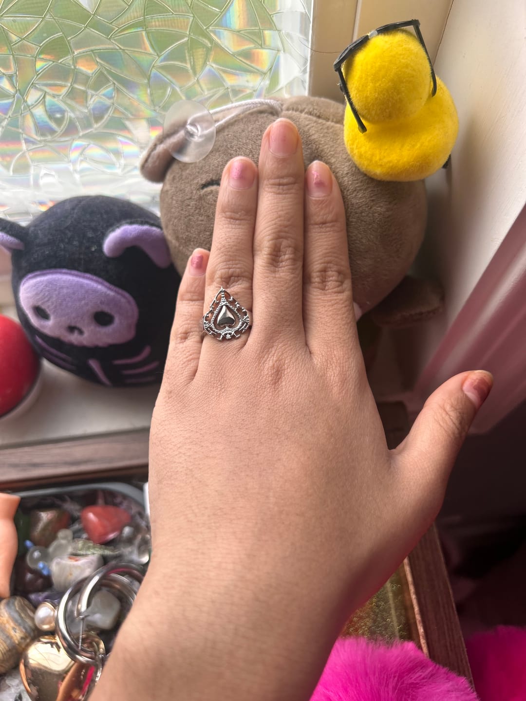 Customer photo review of ANTIQUE HEART RING
