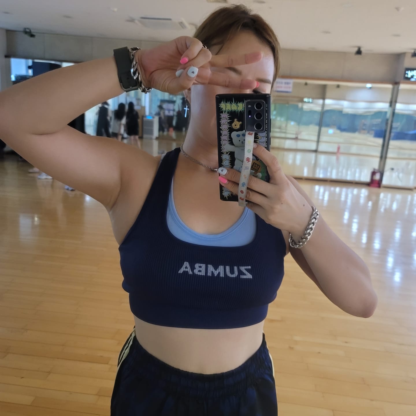 Customer photo review of Blue Jean Seamless Bra