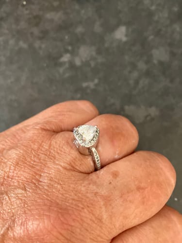 Customer photo review of Forever In My Heart Urn Ring