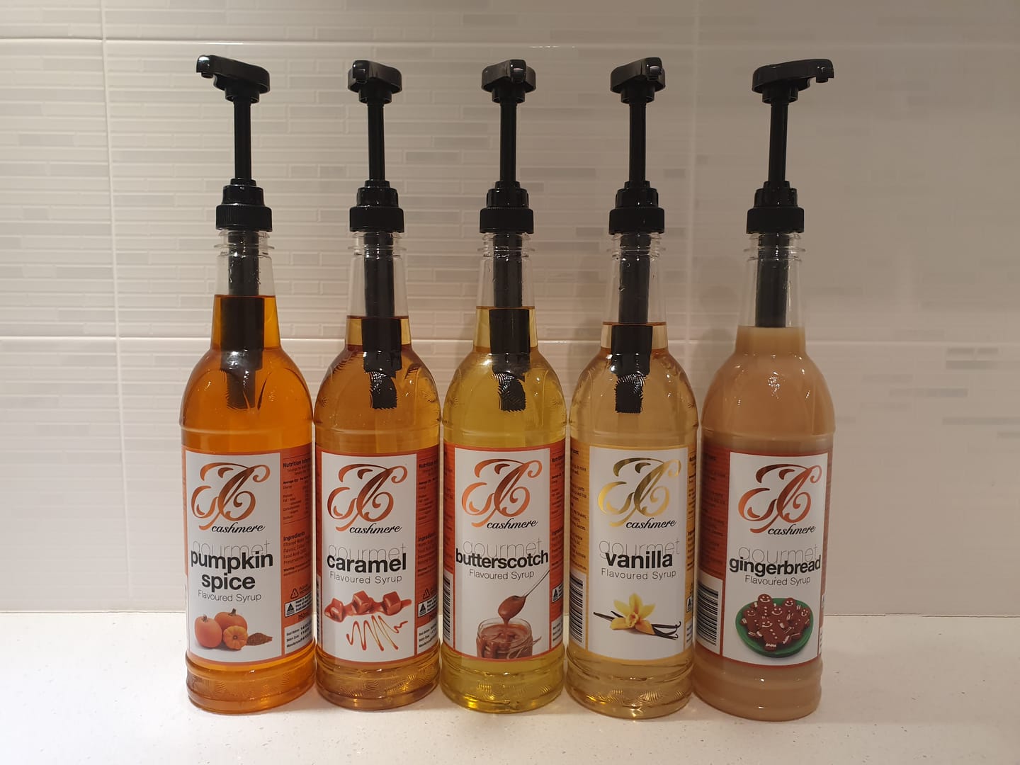 Customer photo review of Caramel Coffee Syrup