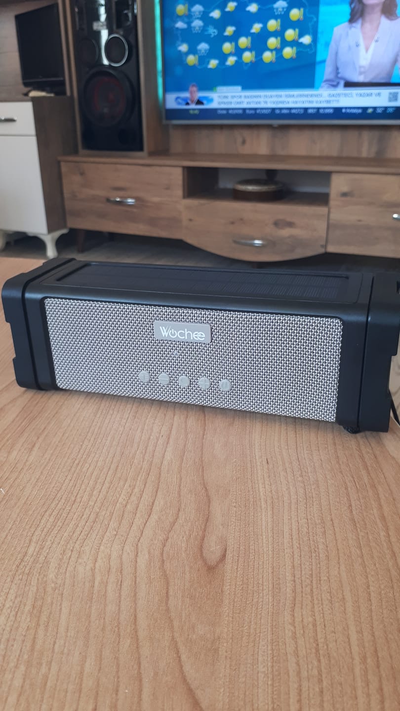 Customer photo review of Oxen Taşınabilir Solar Kablosuz Bluetooth Hoparlör