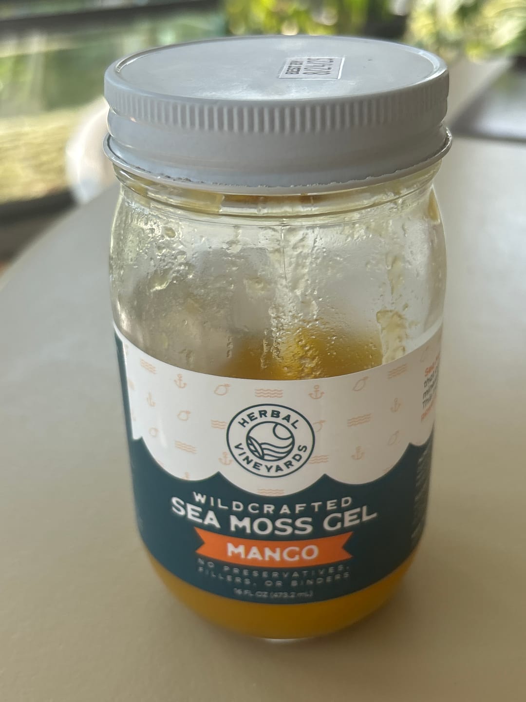 Customer photo review of EXCLUSIVE MANGO SEA MOSS GEL