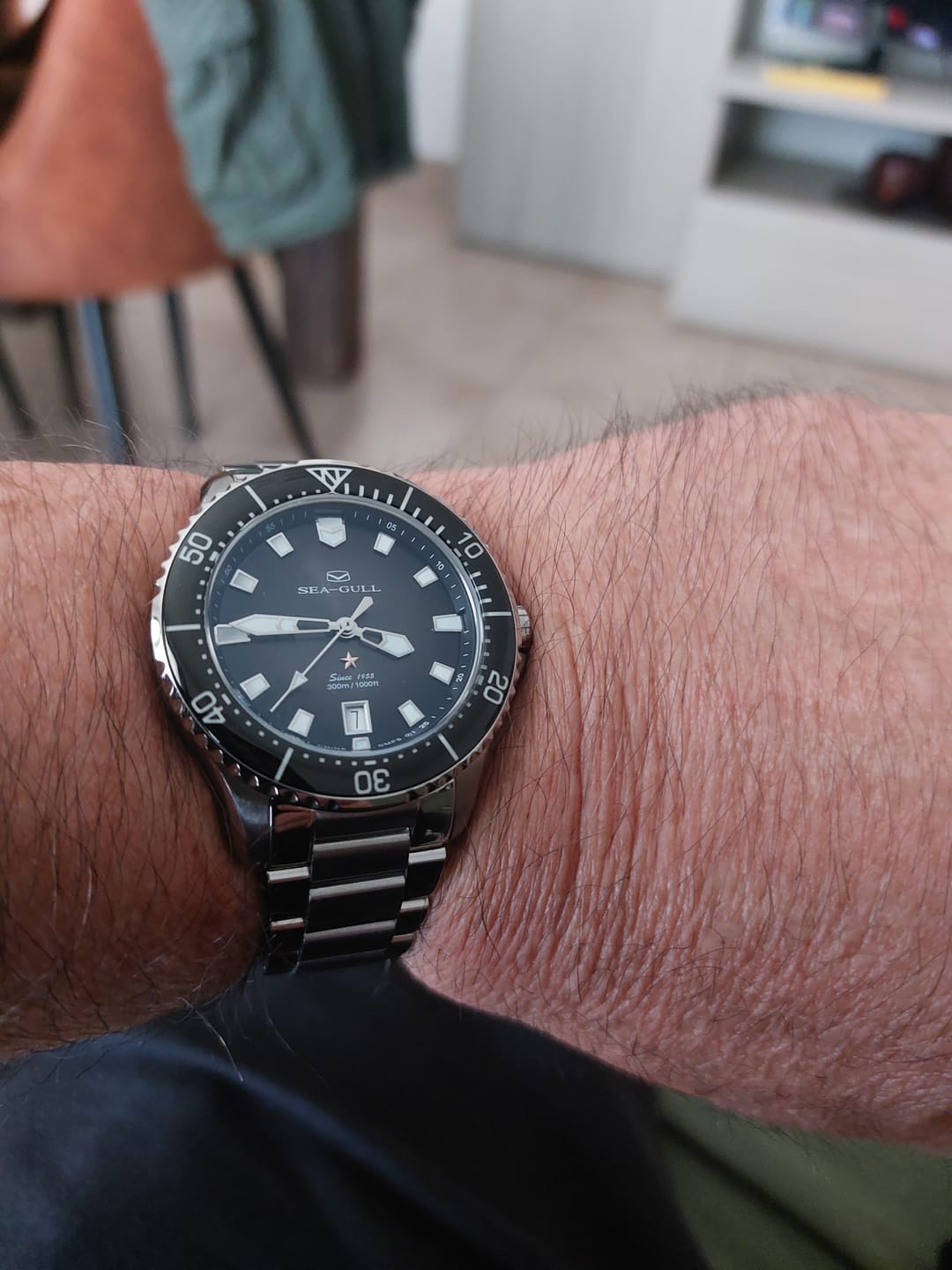 Customer photo review of Ocean Series PRO | 300M Waterproof | Dive | Luminous | Calendar | 41mm