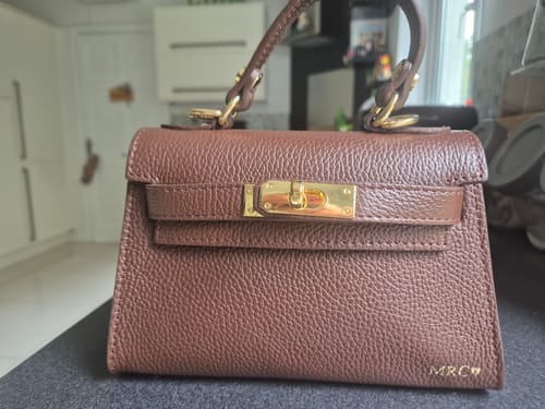 Customer photo review of The Kate Bag