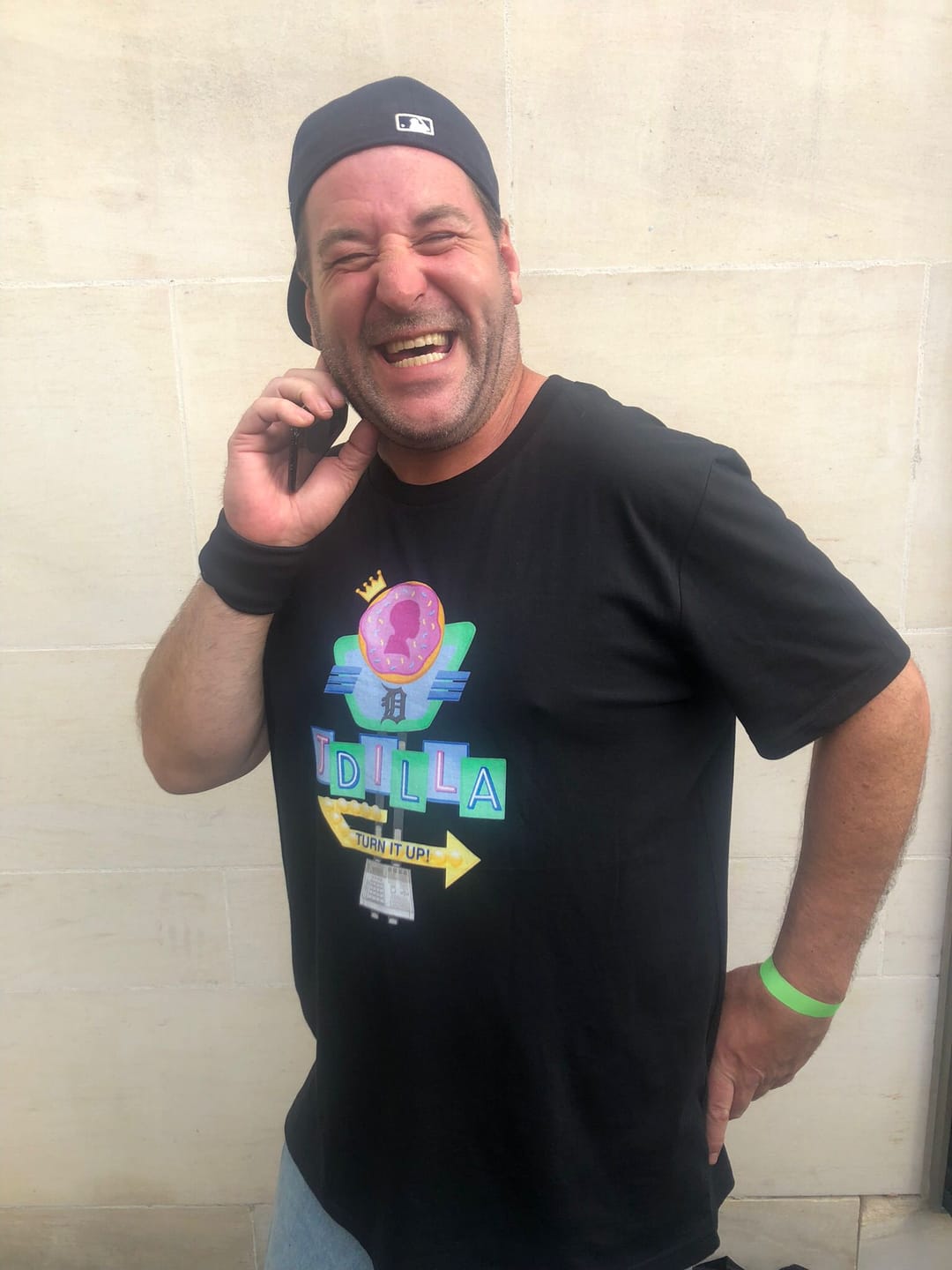 Customer photo review of J Dilla Donut Diner T-Shirt